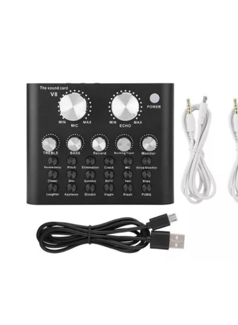 LOULUEN Live Sound Card 