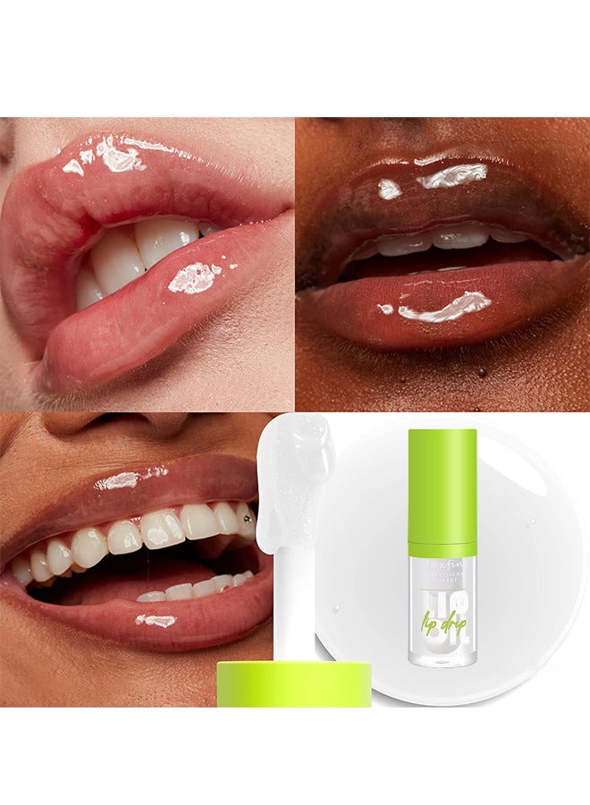 Maxfine Big Brush Head Lip Oil, Ultra-Hydrating And Nourishing, Smooth Glossy Finish Lip Glow Oil, Shiny And Vegan Tinted Lip Gloss, Non-Sticky Formula  - Image 5