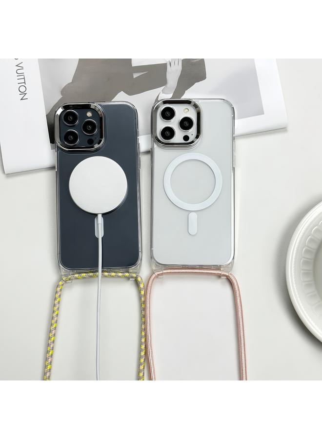 زبون جراب هاتف iPhone 11 MagSafe المغناطيسي PC + TPU مع حبل - Image 3