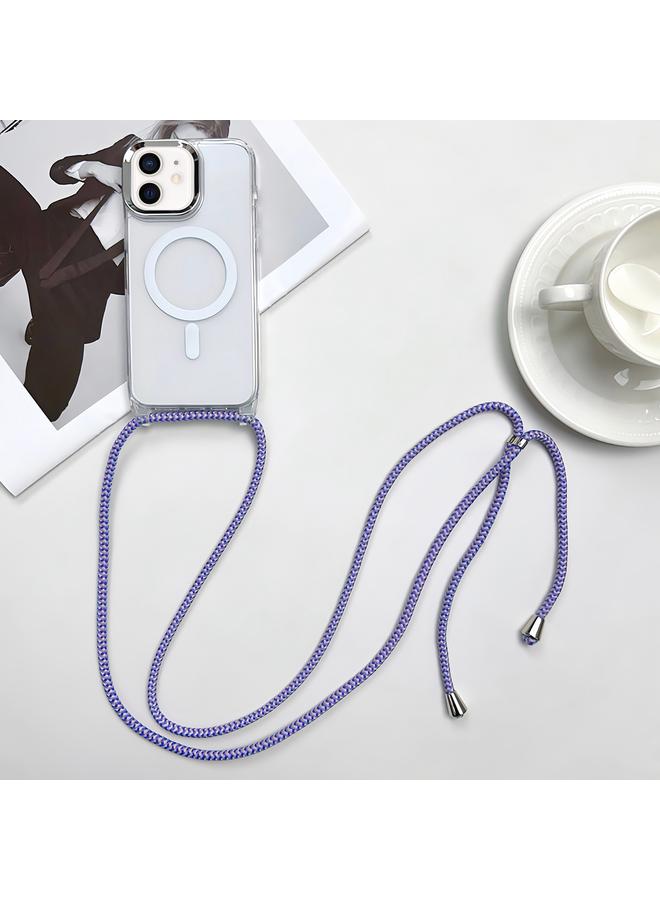 زبون جراب هاتف iPhone 11 MagSafe المغناطيسي PC + TPU مع حبل - Image 1