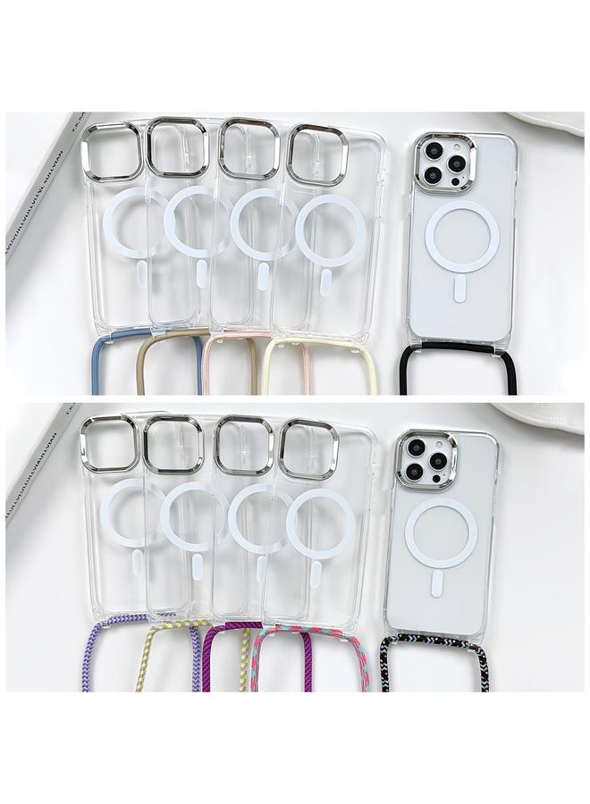 زبون جراب هاتف iPhone 11 MagSafe المغناطيسي PC + TPU مع حبل - Image 2