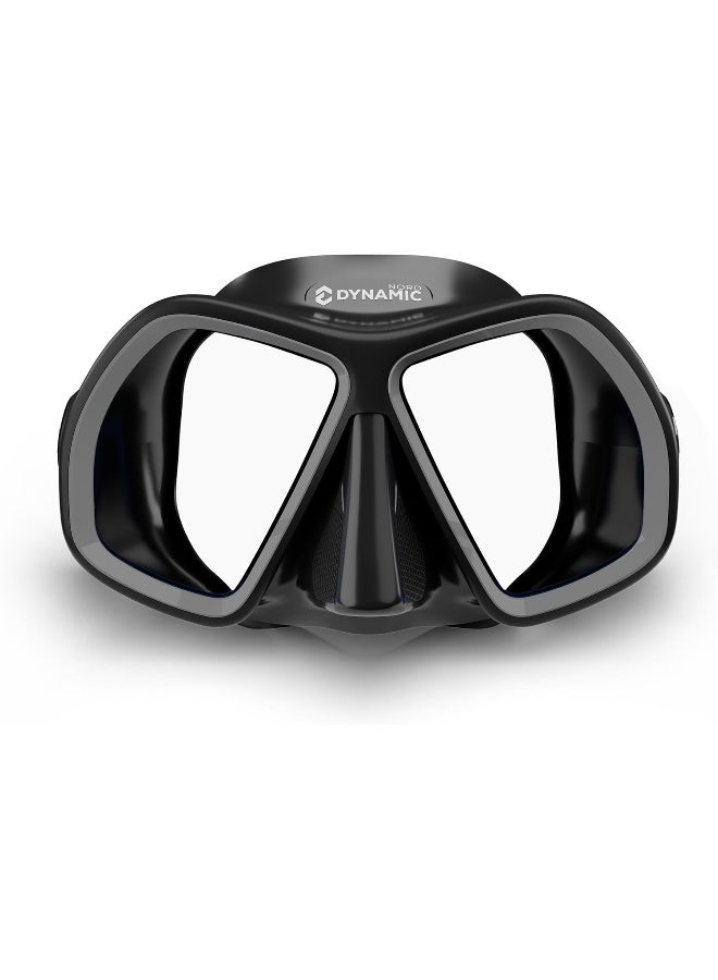 DYNAMICNORD Dynamic Nord Silicone Panorama Mask, Black/Titanium  - Image 1