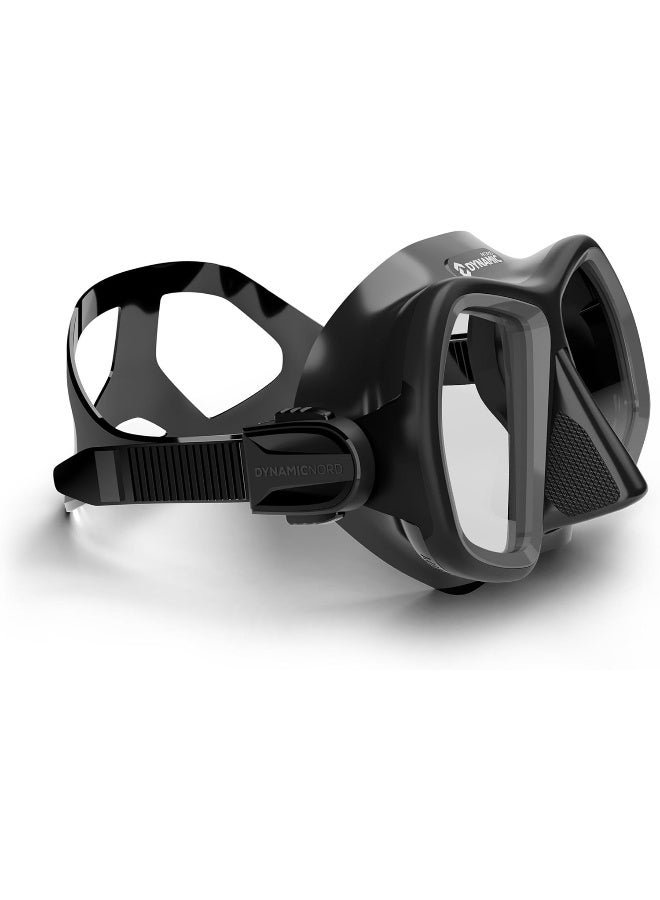 DYNAMICNORD Dynamic Nord Silicone Panorama Mask, Black/Titanium  - Image 3