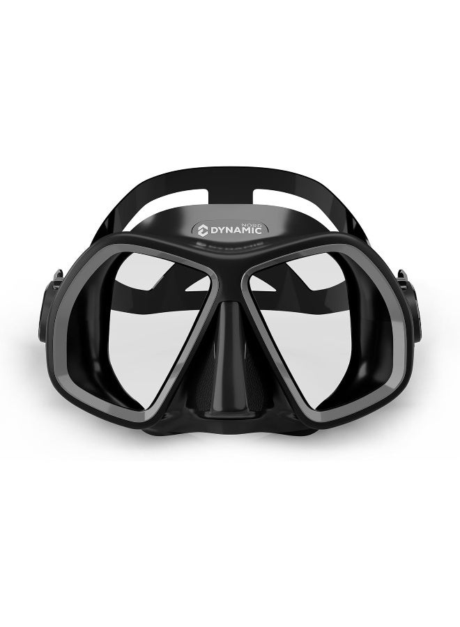 DYNAMICNORD Dynamic Nord Silicone Panorama Mask, Black/Titanium  - Image 2