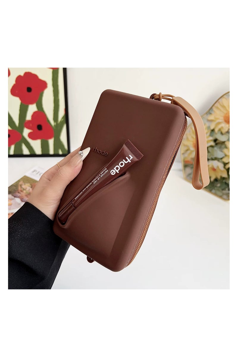 rhode Mobile Crossbody Pouch for Smartphone with Adjustable Strap and Lip Gloss – Stylish Phone Holder Bag