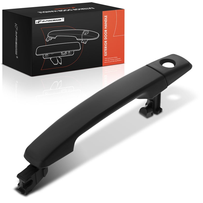 A-Premium APremium Front Driver Side Exterior Door Handle wKeyhole Compatible with Nissan Frontier 20052020 Pathfinder Maxima NV1500 NV2500 NV3500 Quest Xterra Suzuki Equator Without Navigation System - Image 2