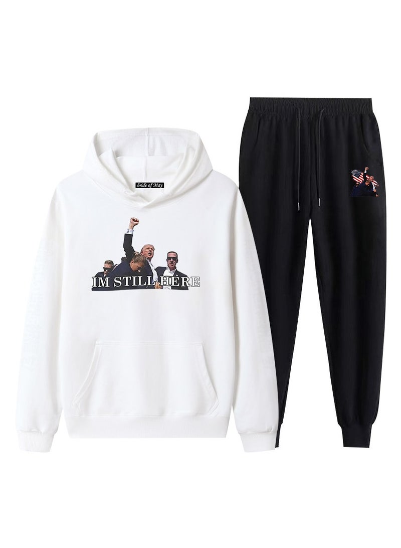 KUYING New Trump Printed Long Sleeved Sports Suit - Image 1