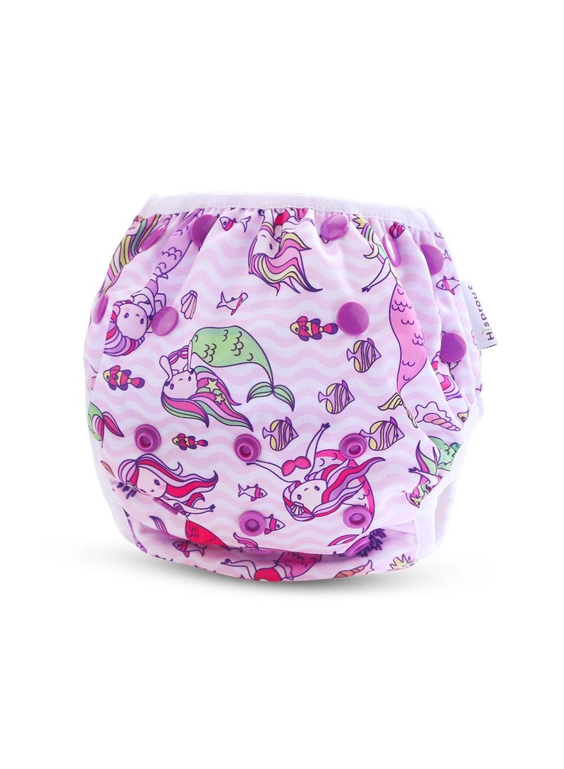 1-Piece Voguish Soft Adjustable Washable Baby Swimming Shorts Diaper - Style D - Image 1