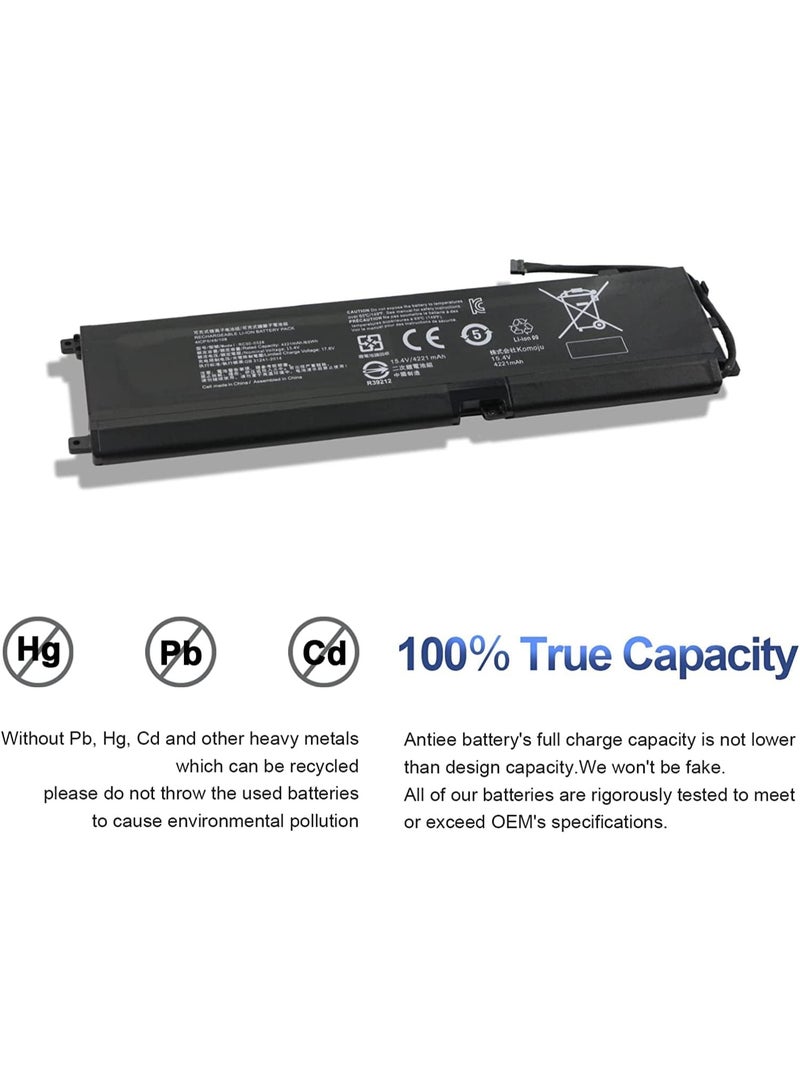 Terabyte Laptop Battery Compatible for 65Wh RC30-0328 Battery for Razer Blade 15 Base Edition 2020 2021 RTX 2060 3060 i7-10750H RZ09-0328 RZ09-0351 RZ09-03287E22-R341 RZ09-03287W22-R3W1 - Image 4
