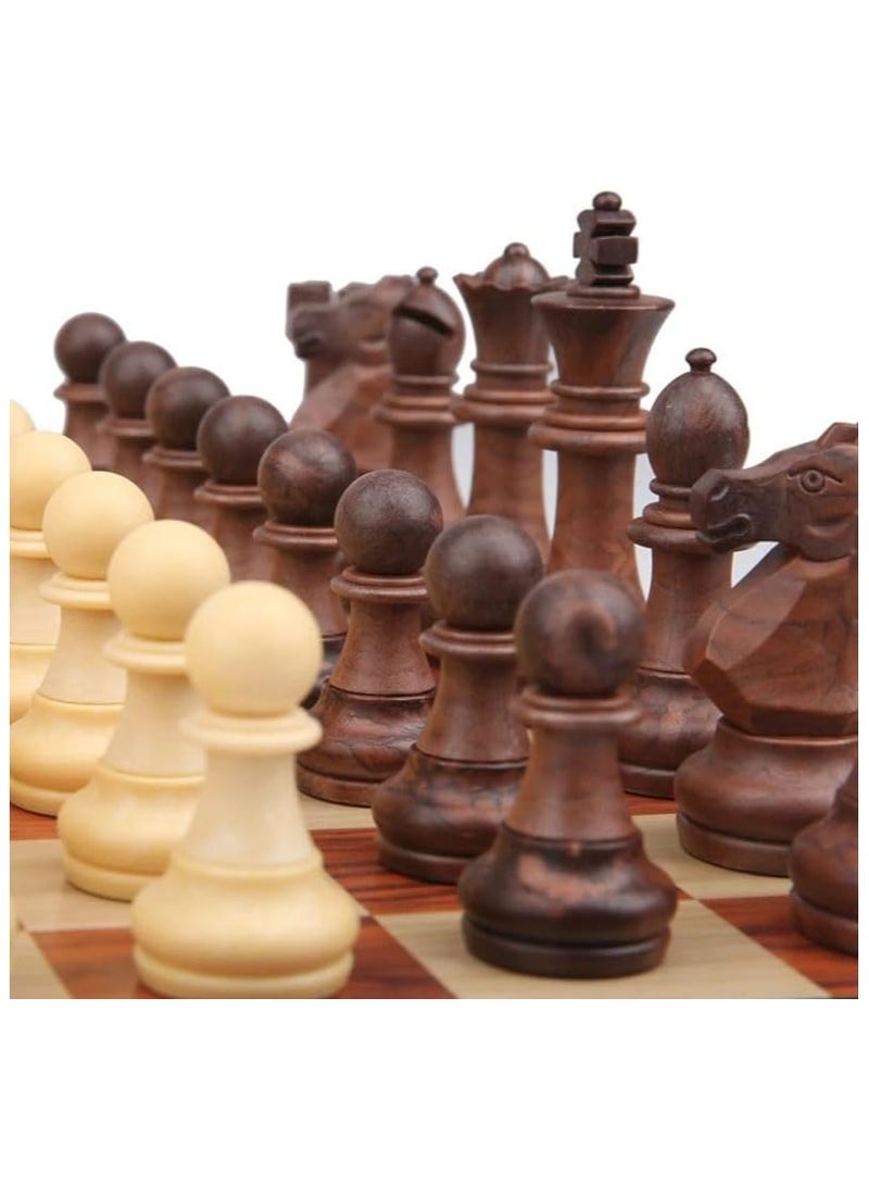 Rubik لعبة الشطرنج المغناطيسية، لوحة شطرنج قابلة للطي للتخزين المحمولة للأطفال/الأولاد/البالغين أفضل هدية (كبيرة، 31.5 سم × 27 سم) - Image 5