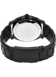 FOSSIL Fossil Machine Chronograph Stainless Steel Quartz Watch - Black -FS4552  - Image 3