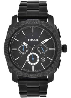 FOSSIL Fossil Machine Chronograph Stainless Steel Quartz Watch - Black -FS4552  - Image 1