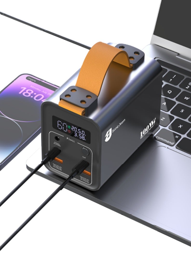 Sonic jeem Power Bank Power Station 100W 60000mAh Fast Charging 5 Ports (SJ504A) - Image 3