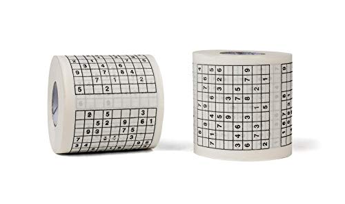 SummitLink 1 Roll of Sudoku Toilet Paper Tissue Napkin Prank Fun Birthday Party Novelty Gift Idea (2 pk) - Image 4