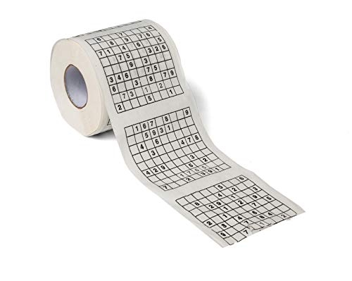 SummitLink 1 Roll of Sudoku Toilet Paper Tissue Napkin Prank Fun Birthday Party Novelty Gift Idea (2 pk) - Image 2