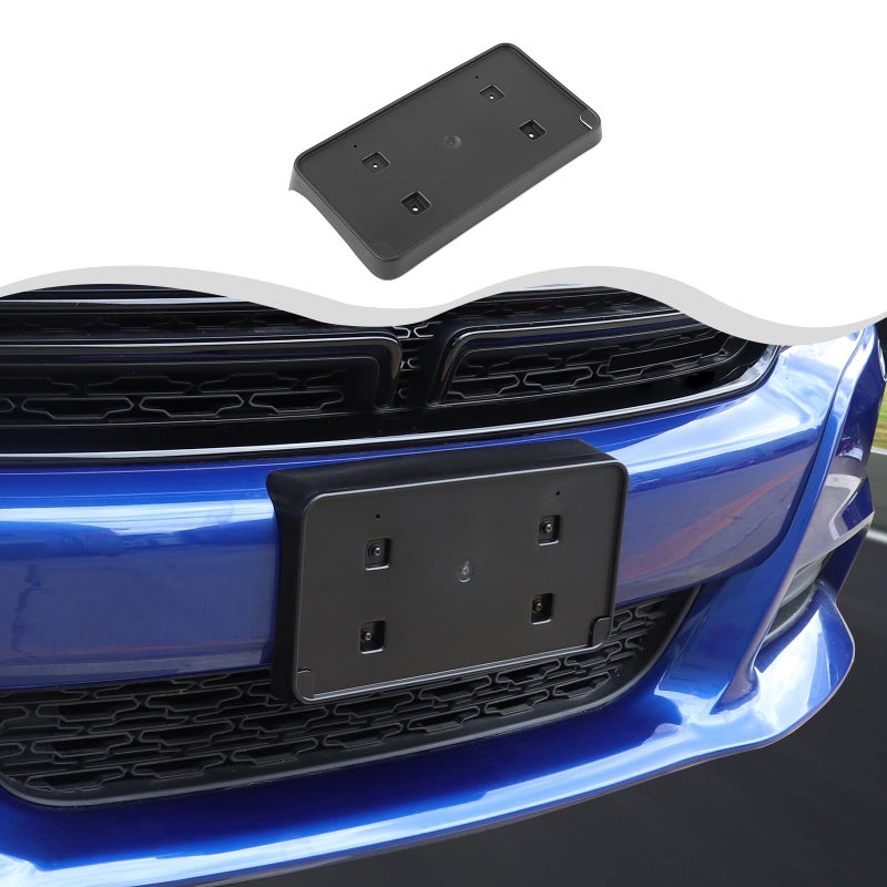 HTHE License Plate Holder Front License Plate Bracket Mount Compatible with Dodge Charger 20152023 Exterior Accessories