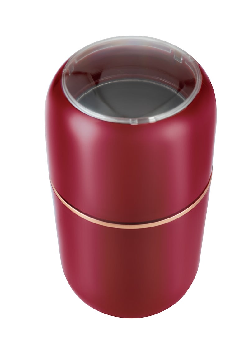 Electric Coffee Grinder 200W - Red - Image 2