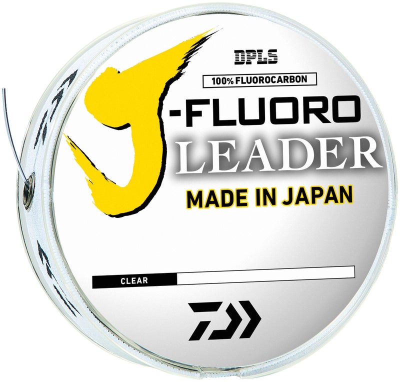 Daiwa J-Fluoro Fluorocarbon Leader - 40 Pound - 50 Yards, Multi, One Size