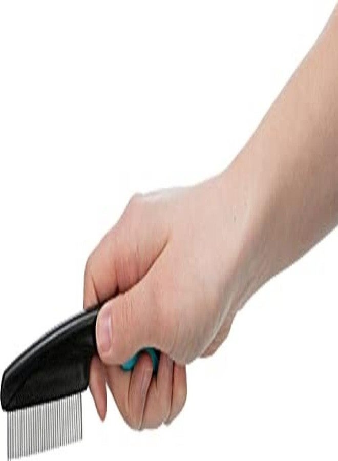 تريكسي مشط تريكسي للعناية بالحيوانات الأليفة وإزالة البراغيث للقطط والكلاب والحيوانات الصغيرة، 6 بوصات (15 سم) - Image 4