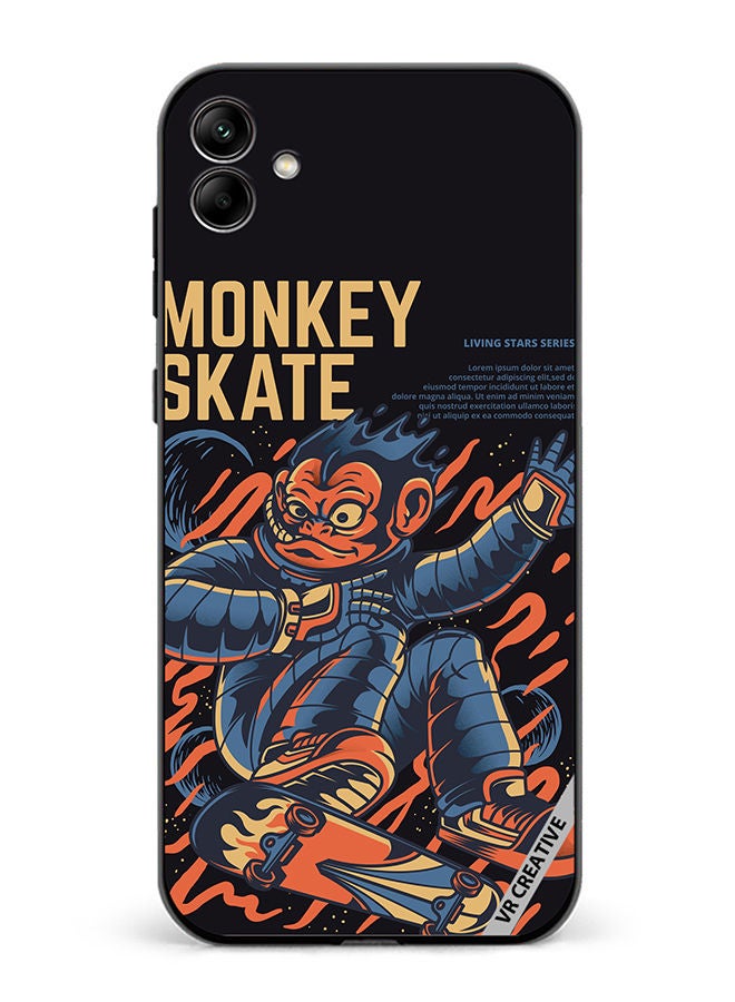 VR CREATIVE Protective Case Cover For Samsung Galaxy A04 Skate Monkey Design Multicolour - Image 1