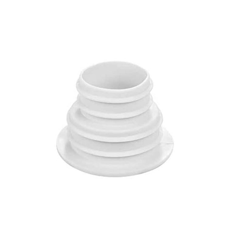 KPNG Drain Pipe Seal Hose Silicone Plug Sealing Kitchen Pipe Deodorant Sewer Seal Ring Washing Machine Drain Pipe Connector for Floor Drain Basin Bathroom Sink Laundry Room (1 Piece, Color:White) - Image 1