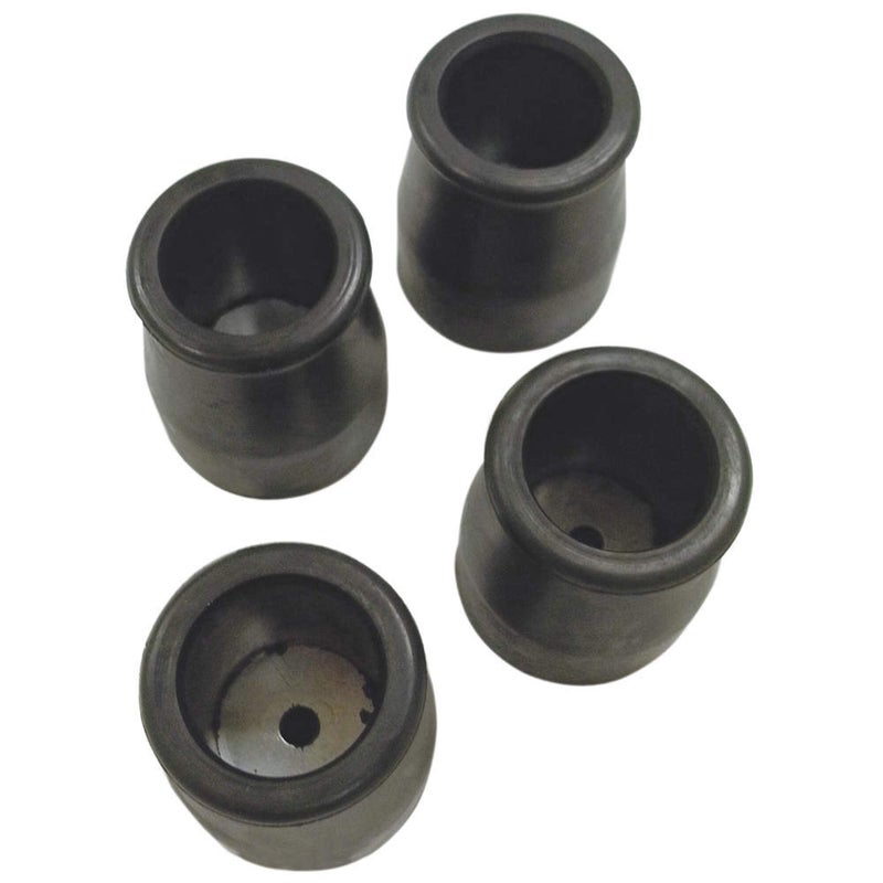 Cotterman GripTips™ rolling warehouse ladder rubber feet, crutch tip kit 1" tube set of 4, replacement feet or crutch tips for rolling ladders and stands. - Image 2