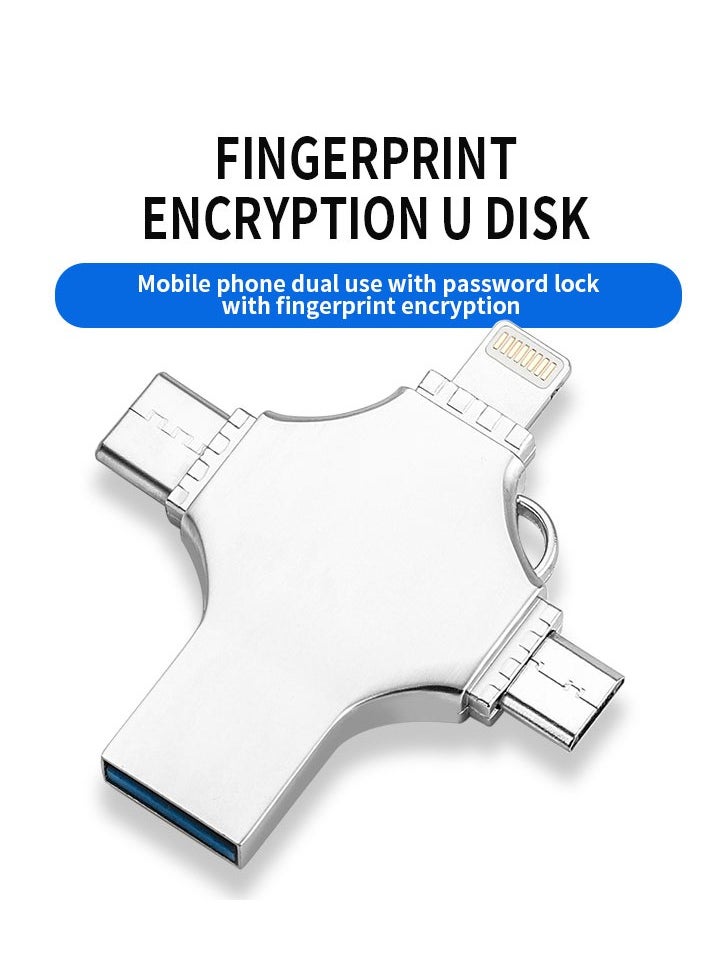 Generic - Flash Drive for iPhone 1tb, Photo Stick USB Flash Drive 1000GB Memory Stick USB 3.0 High Speed Thumb Drives Portable Jump Drive Storage Device External Storage for Smartphone/Laptop/PC/Android - Image 1