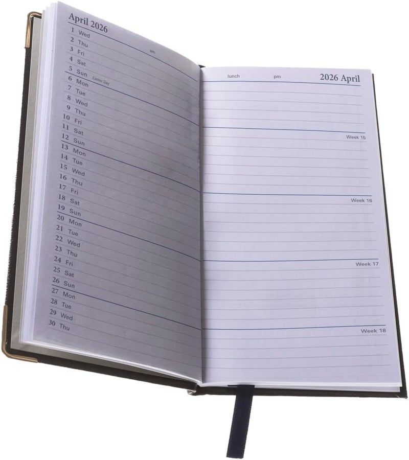 Collins - Business - Slim 2026 12 Month Calendar Year Planner, Month-To-View Pocket Diary - Black (CMB.99-26) - Image 4