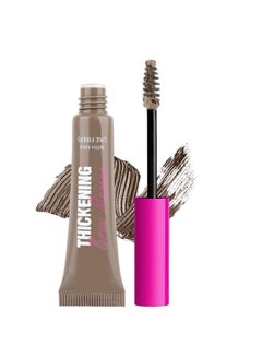 DNM Tinted Thickening Brow Mascara,Brow Fast Sculpt,Waterproof, Transfer-proof, Brush to Fill in Eyebrows and Cover Gray Hairs - Cruelty Free - Light Medium Brown (1pc 01 Taupe)  - Image 1