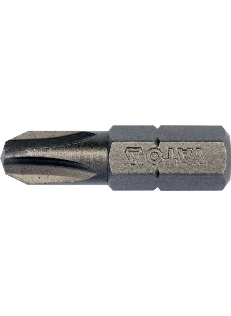 Yato YATO Screwdriver Bits 1/4"x25mm PH3 10pcs/Box YT-78133 