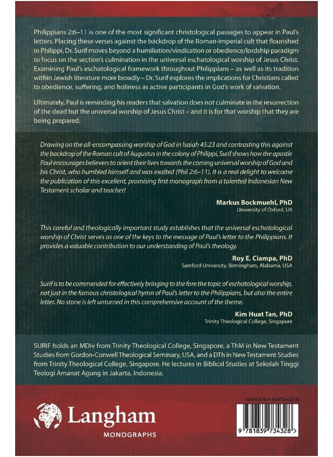 The Universal Eschatological Worship of Jesus Christ in Paul's Letter to the Philippians  - Image 2