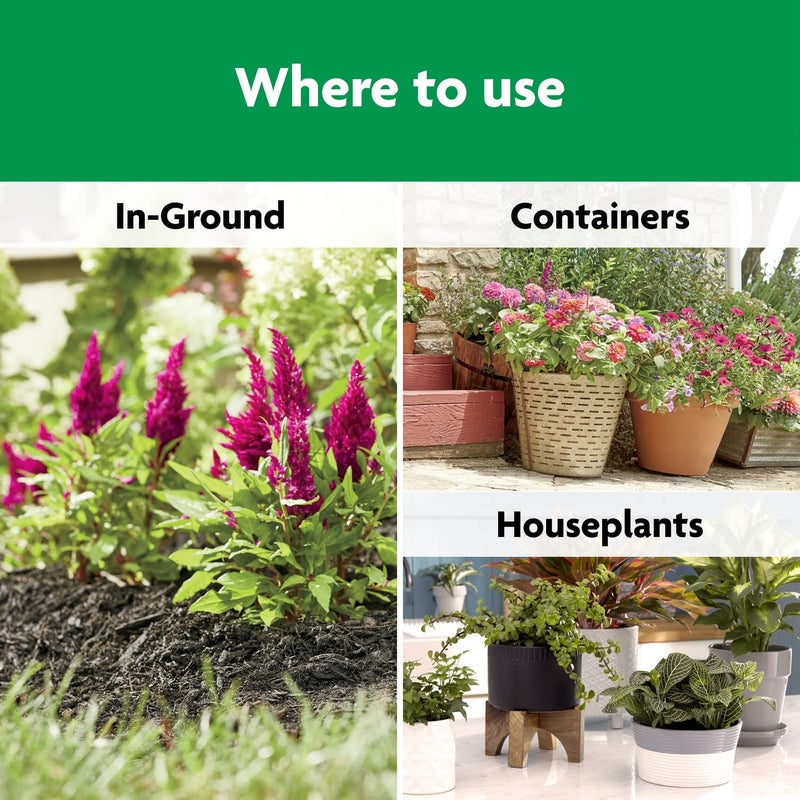 Miracle-Gro Shake 'N Feed All Purpose Plant Food, For In-Ground and Container Plants, Feeds for up to 3 Months, 8 lbs. - Image 5