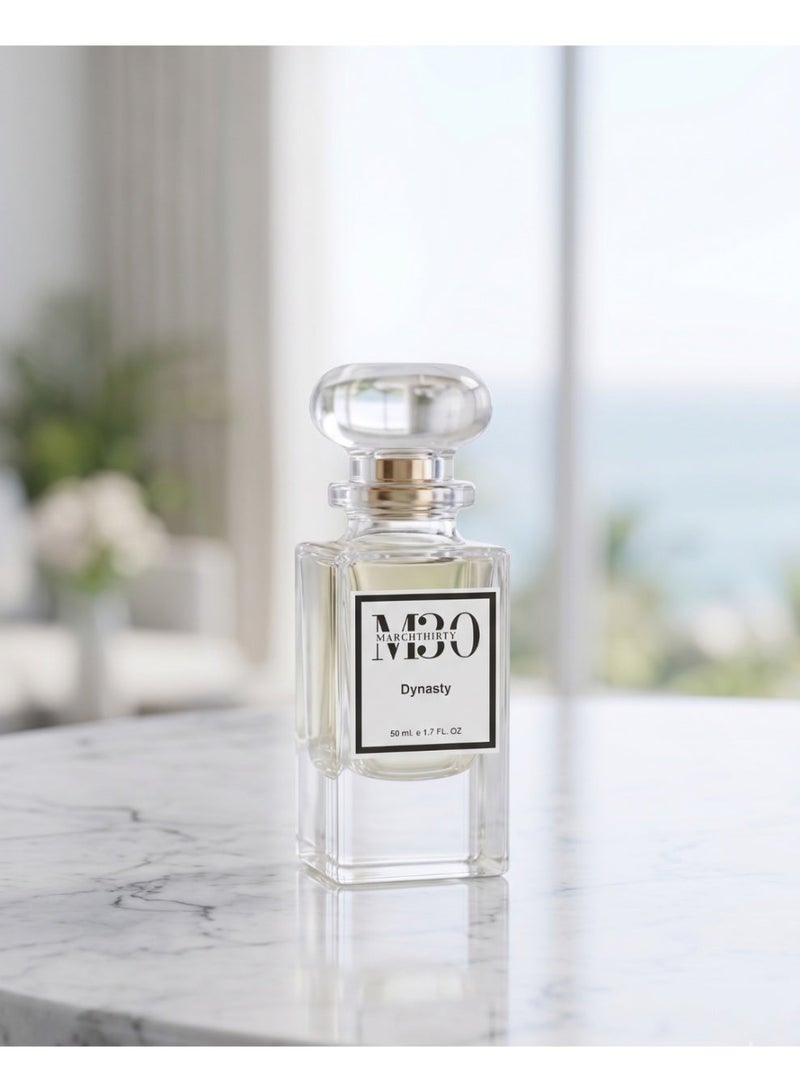 March Thirty MARCHTHIRTY M30 Dynasty Eau de Parfum – Ultra-Premium Luxury Oud Wood & Orange Scent (50ml) - Image 1