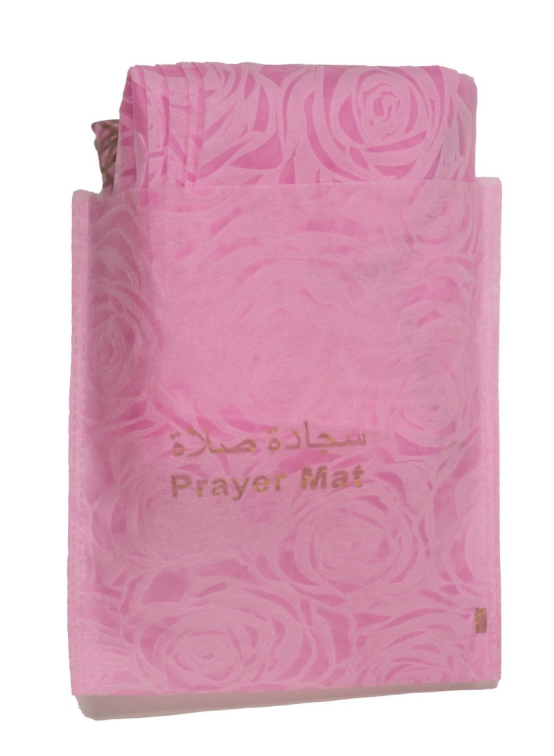2 sets of Non-Woven Eco-Friendly Pocket Pink Prayer Mat: Lightweight for Office, Travel - Image 2