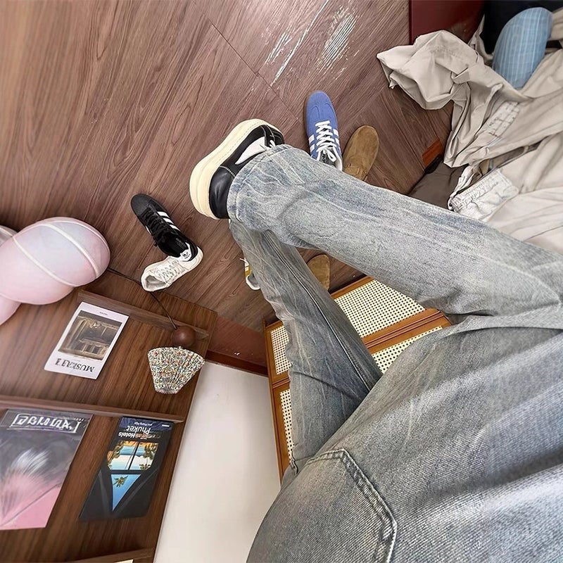 Unisex Casual Daily Denim Jeans - Image 5