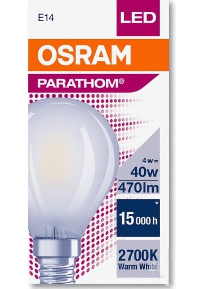 OSRAM Osram Parathom Retrofit CL P 4W/827 Warm White E14 - Pack of 10 - Image 3