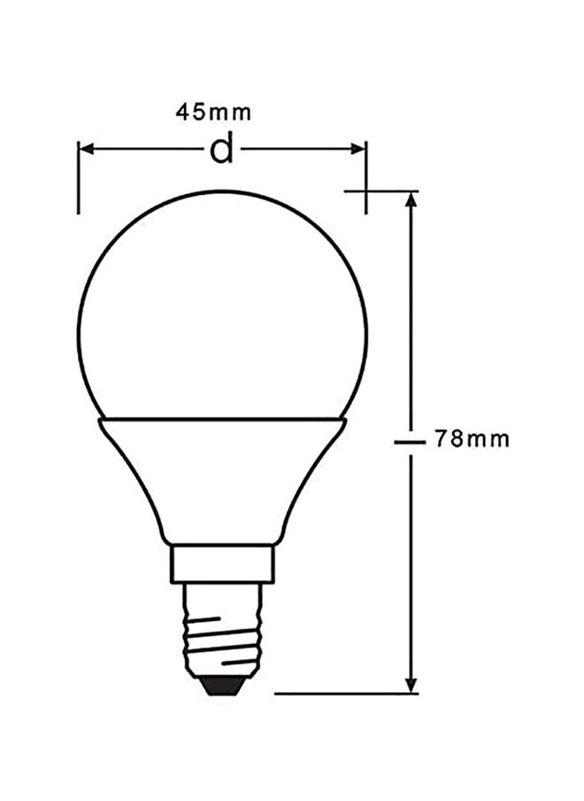 Osram E14 LED Bulb 4W Warm White Retrofit Class P 827 / 2700K  - Image 4