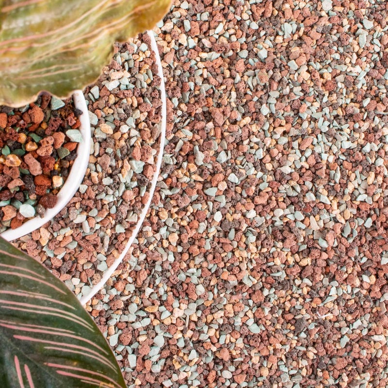 CJGQ 18lb Mix Lava Rocks for Plants in Door -Gravel Pebbles for Bonsai Succulent Cactus Potting Soil and Vase Fillers, Fairy Gardening,Top Dressing - Image 1