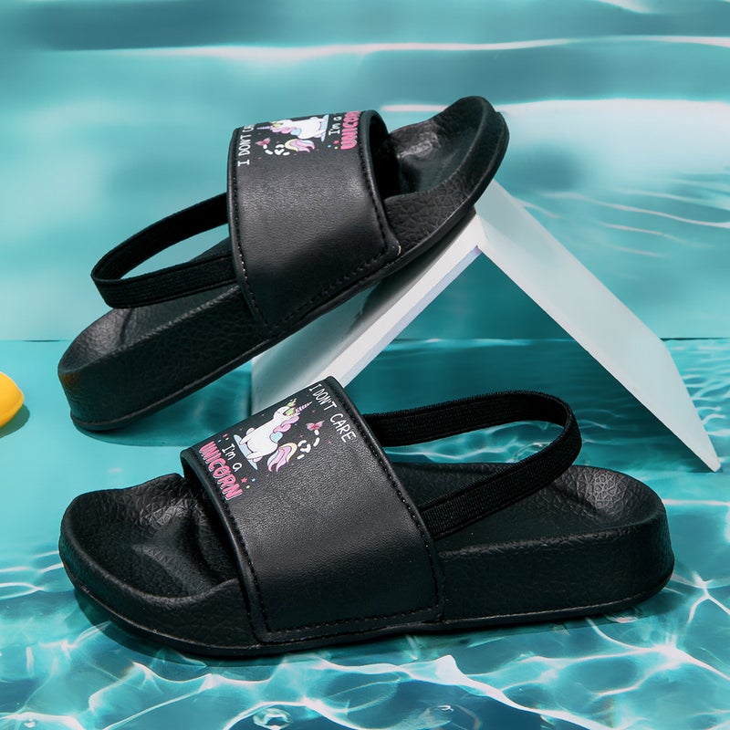 Girls Summer And Autumn New Comfortable Fashion Trend Casual Lightweight Breathable Flat Sandals And Slippers - Image 4