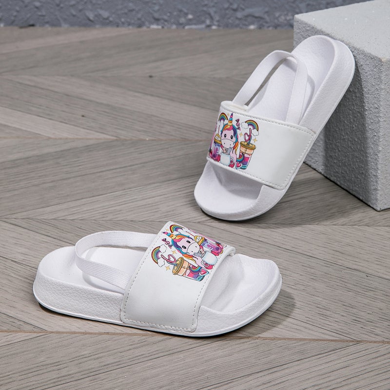 Girls Summer And Autumn New Comfortable Fashion Trend Casual Lightweight Breathable Flat Sandals And Slippers - Image 3