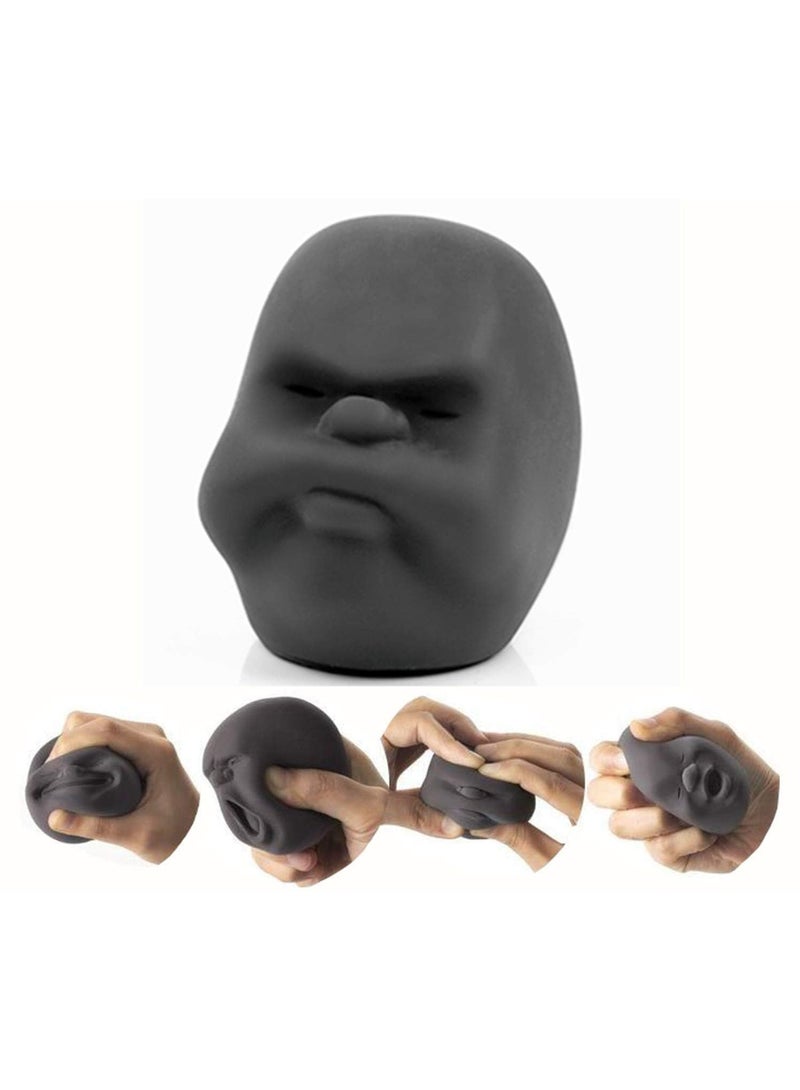 fantasize Human Face Emotion Balls, Squeeze Toy, Fidget Toys, Stress Relief, Black, All Ages - Image 2