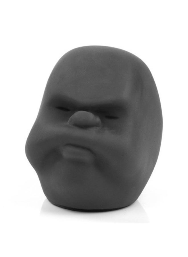 fantasize Human Face Emotion Balls, Squeeze Toy, Fidget Toys, Stress Relief, Black, All Ages - Image 1