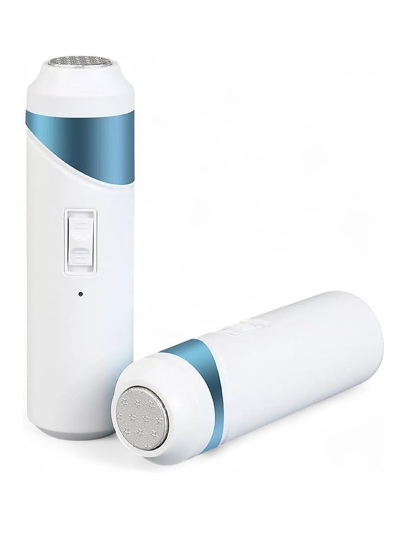 Electric Foot Scrub, Portable Foot Scrubber for Dead Skin and Calluses, USB Rechargeable Battery, Cordless and 2 Adjustable Speeds, Interchangeable Grinding Heads for Convenient Personal Care - Image 1