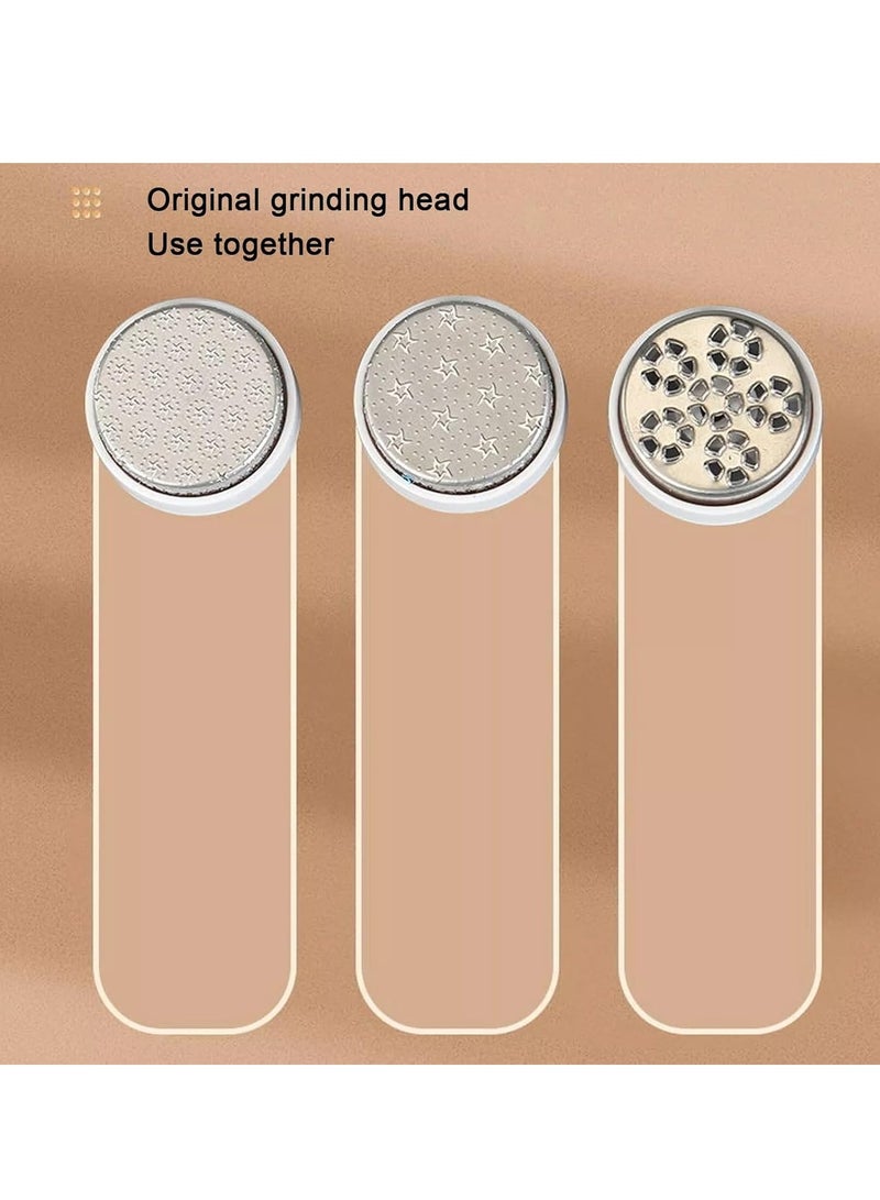 Electric Foot Scrub, Portable Foot Scrubber for Dead Skin and Calluses, USB Rechargeable Battery, Cordless and 2 Adjustable Speeds, Interchangeable Grinding Heads for Convenient Personal Care - Image 5