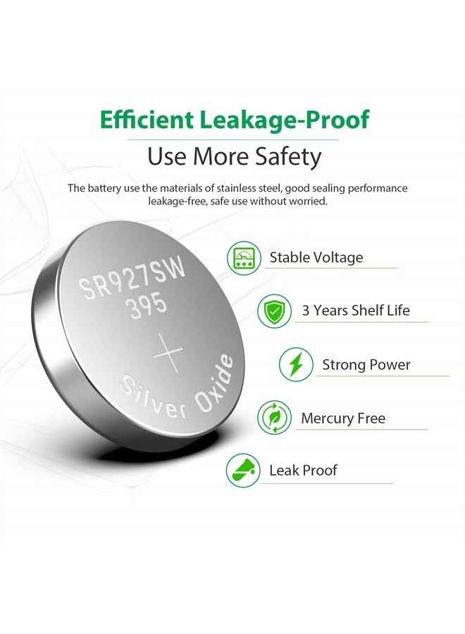 LiCB 20 Pack SR927SW 395 399 AG7 Battery 1.5V Watch Batteries  - Image 5