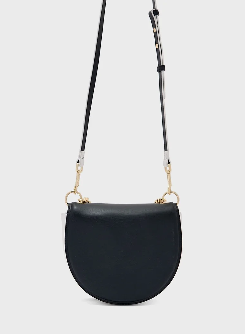 TOMMY HILFIGER Chic Saddle Crossbody Bag