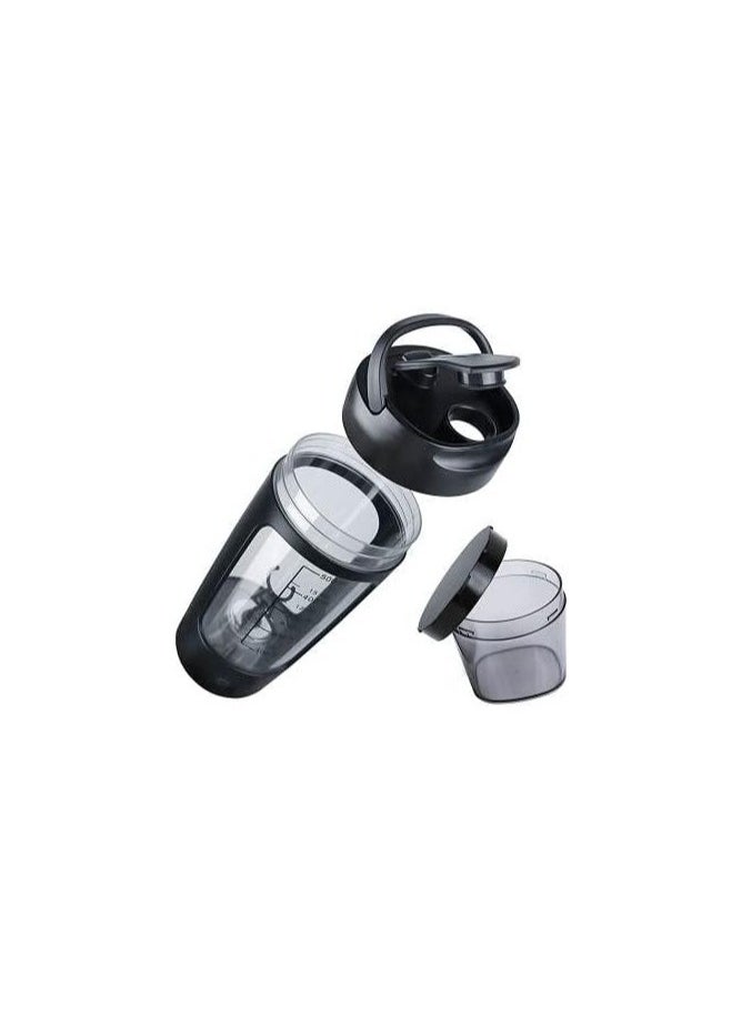 Generic - Electric Protein Shaker Bottle With Protein Powder Storage Container For Protein Shakes Pre Workout Gym Blender Bottle USB Rechargeable - Image 1