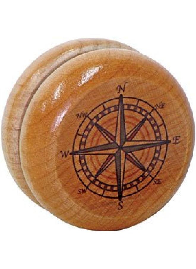 Maple Landmark - Compass Rose Yoyo Made In Usa - Image 1