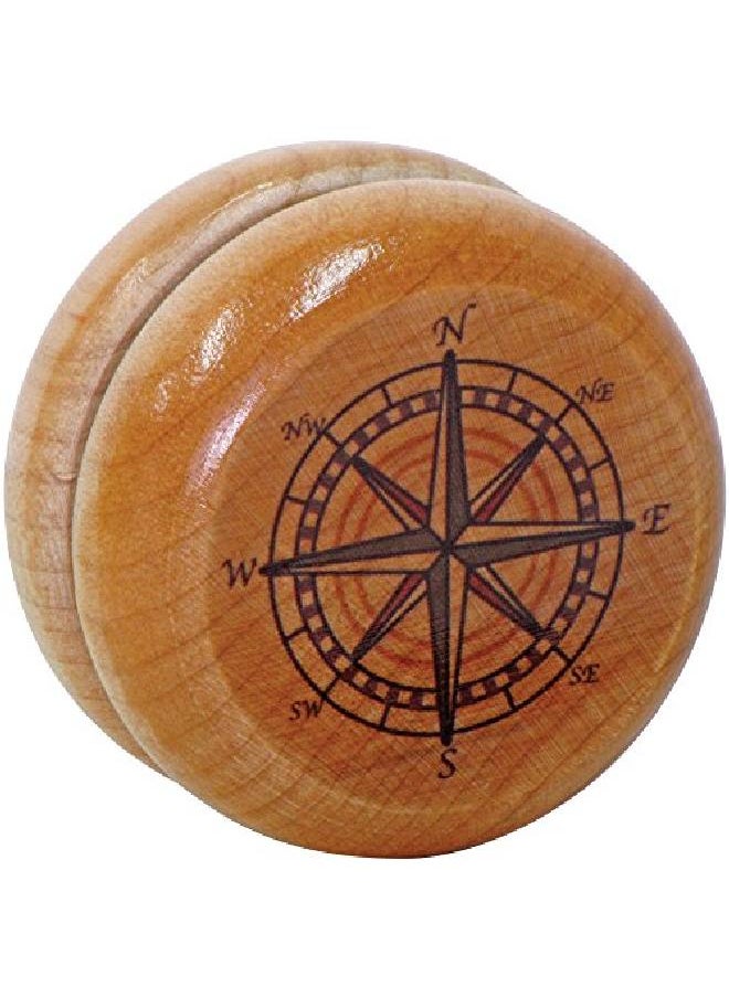 Maple Landmark - Compass Rose Yoyo Made In Usa - Image 1