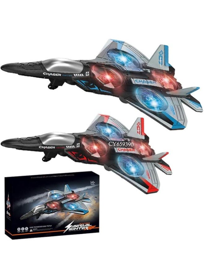 2.4GHz Remote Control Glider Airplane with Light - Mini Drone for Kids - Light Airplane Toy - Perfect for Amusement and Entertainment - Image 1